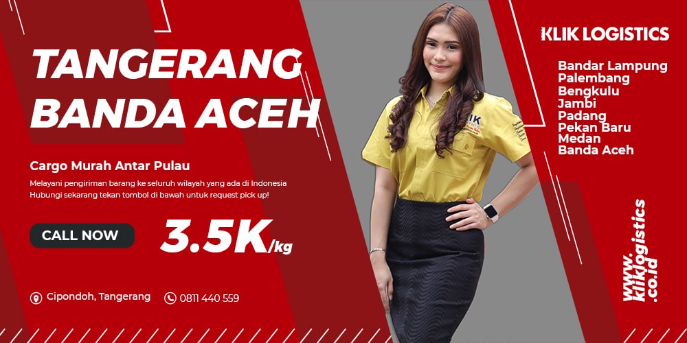 EKSPEDISI TANGERANG BANDA ACEH KLIK LOGISTICS-min