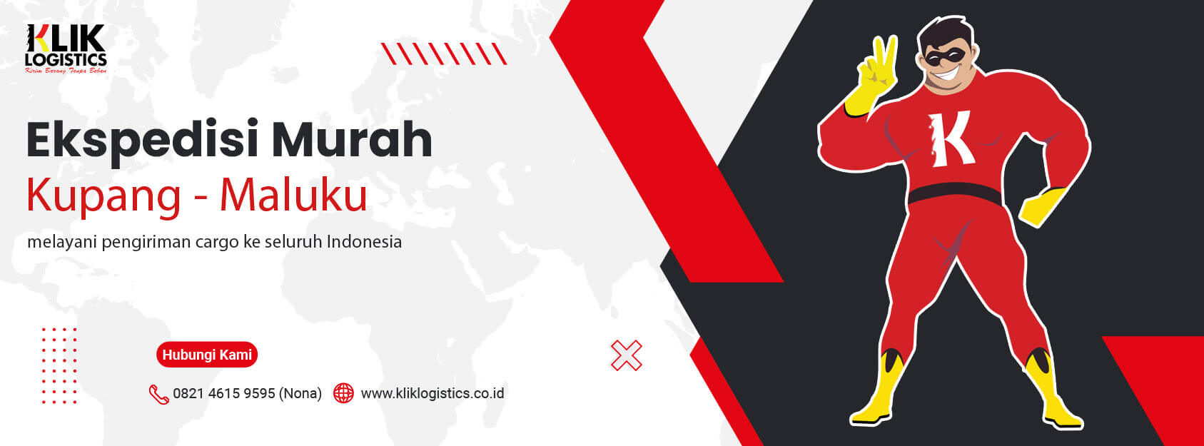 ekspedisi kupang maluku murah klik logistics ada asuransi
