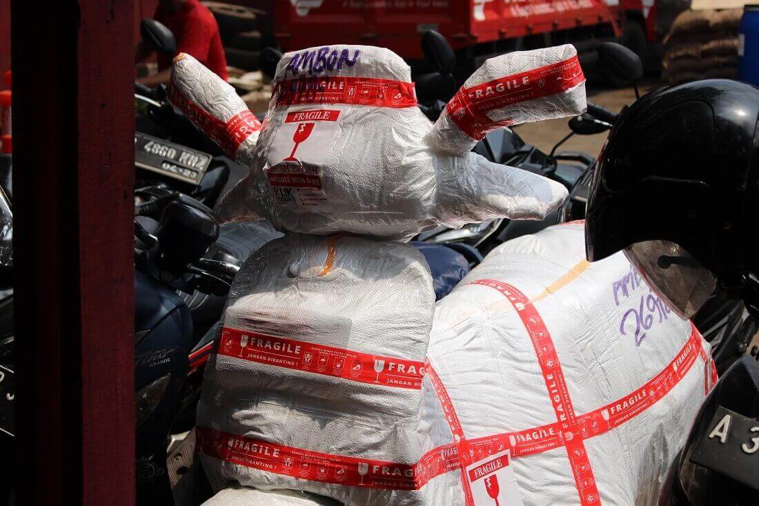 JASA KIRIM MOTOR KUPANG MURAH DAN AMAN KLIK LOGISTICS