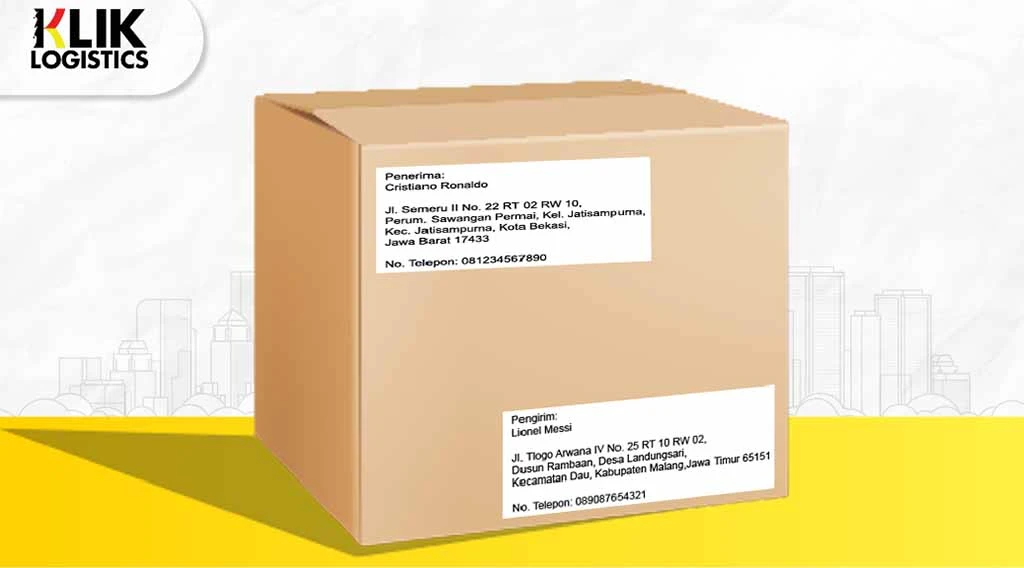 contoh penulisan alamat paket