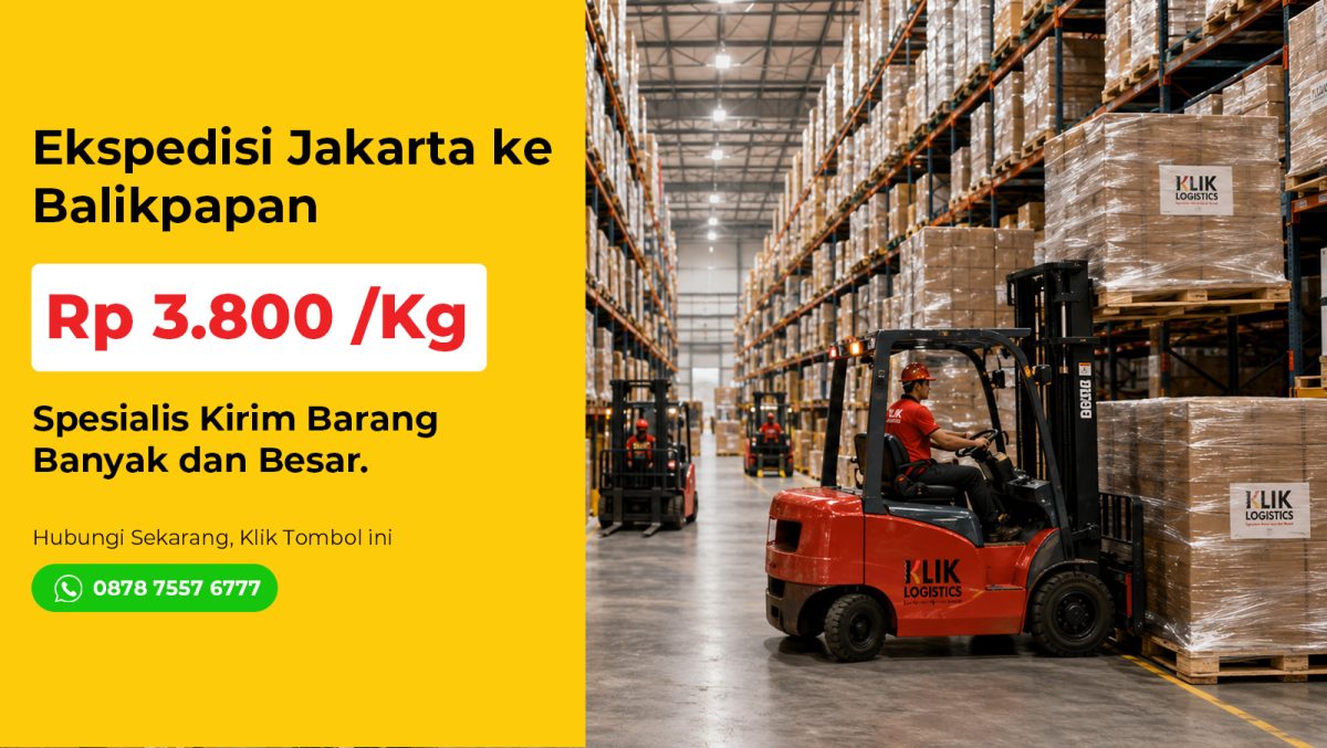 ekspedisi jakarta balikpapan klik logistics