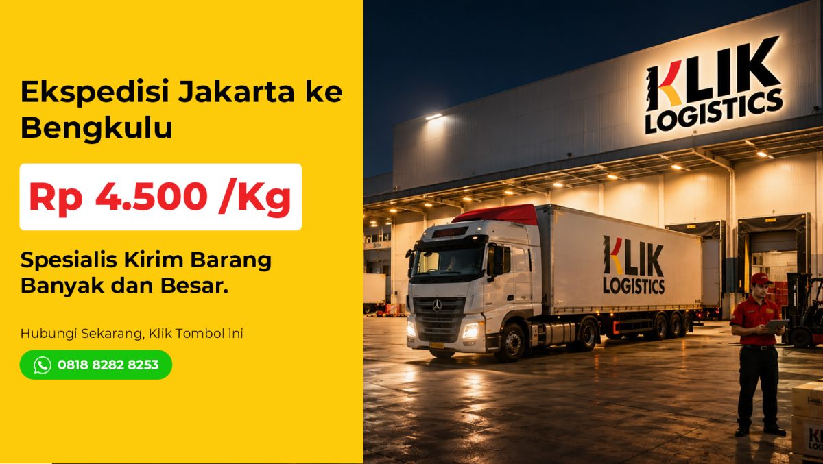 ekspedisi jakarta bengkulu klik logistics