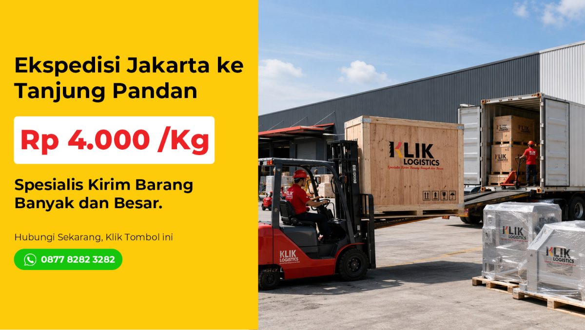 ekspedisi jakarta belitung klik logistics