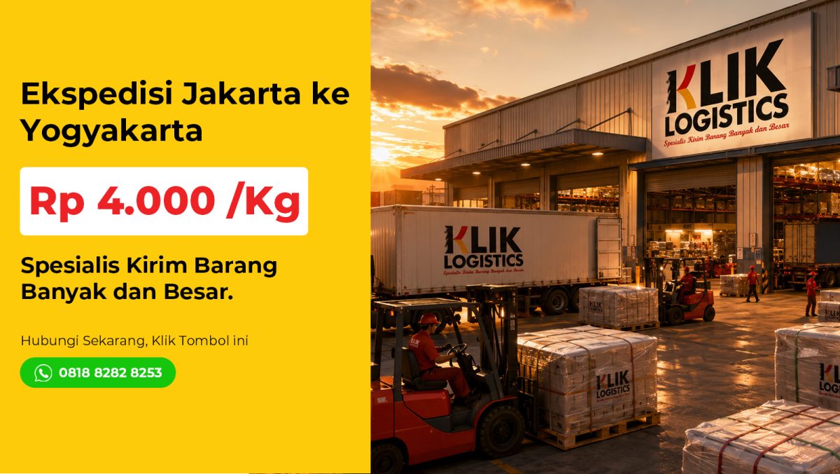 ekspedisi jakarta yogyakarta klik logistics